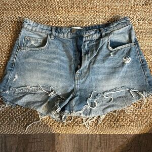 Zara denim shorts